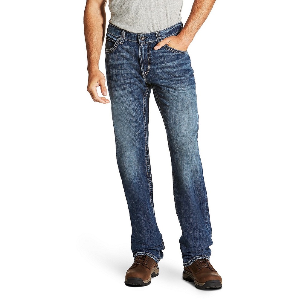 Ariat Men's M4 Work FR Low Rise Bootcut Jeans 30 x 30   10 0515